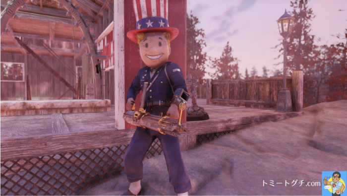 Fallout76 ガトリングガン
