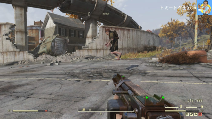 Fallout76 浮遊グール