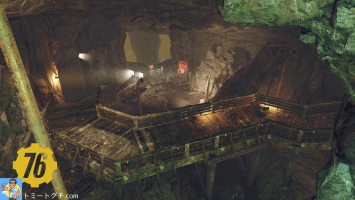 Fallout76 アンキャニー洞窟