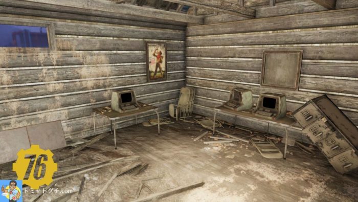Fallout76 パイオニアスカウトのキャンプ
