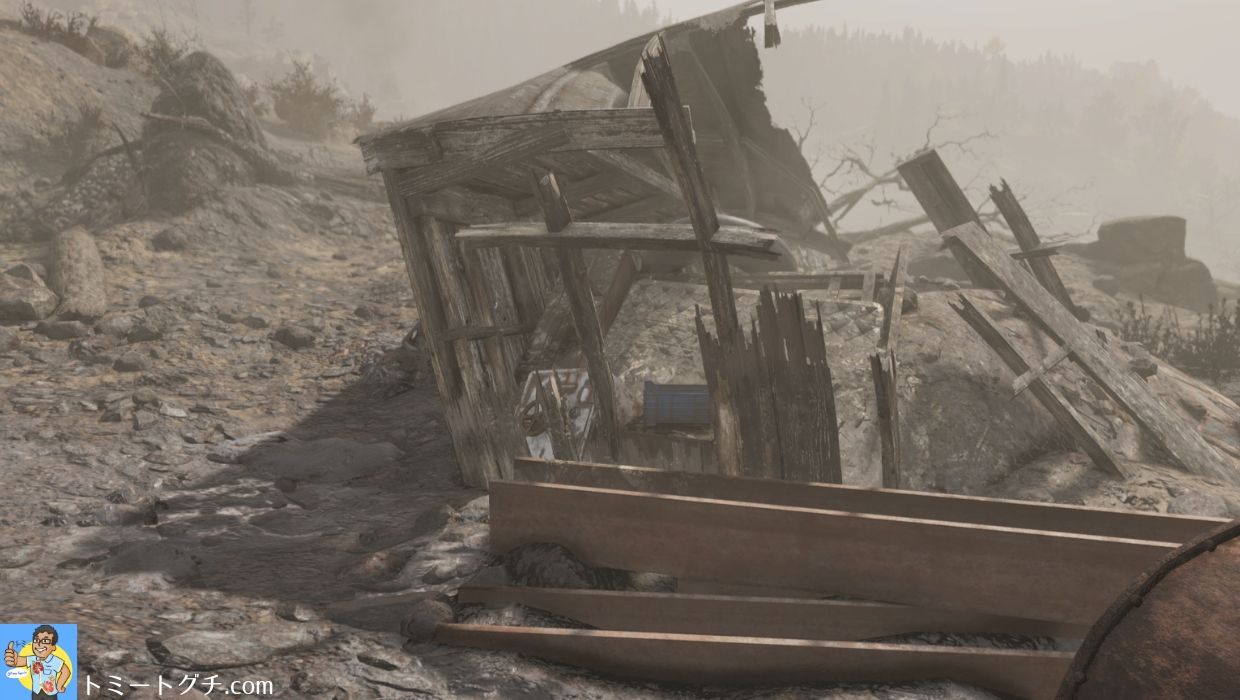 Fallout76 ウェルチ近くのネコカフェ 火山によって荒れた土地に癒やしスポット トミートグチ Com