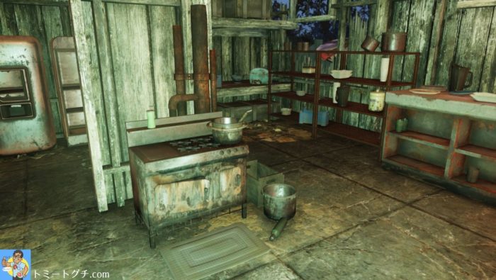Fallout76 ビッグフレッドのバーベキュー小屋