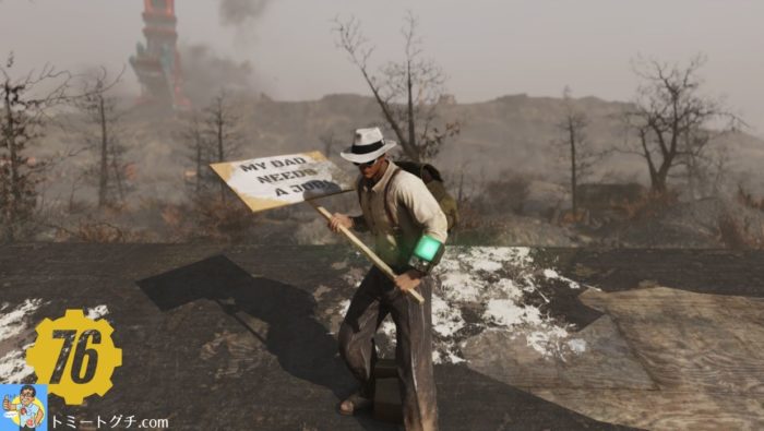 Fallout76 抗議プラカード