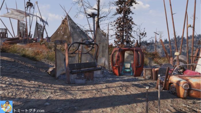Fallout76 スカルボーン展望地