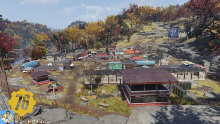 Fallout76 タイラー郡移動遊園地