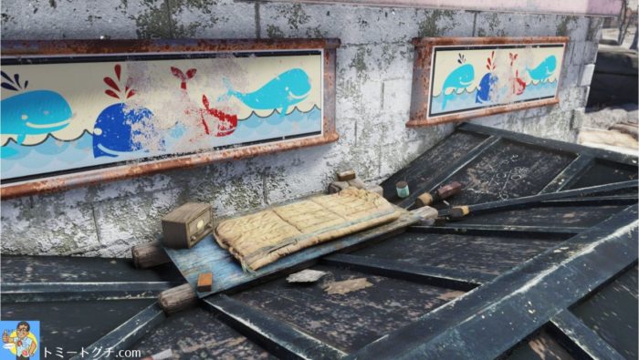 Fallout76 有毒の干上がった湖底