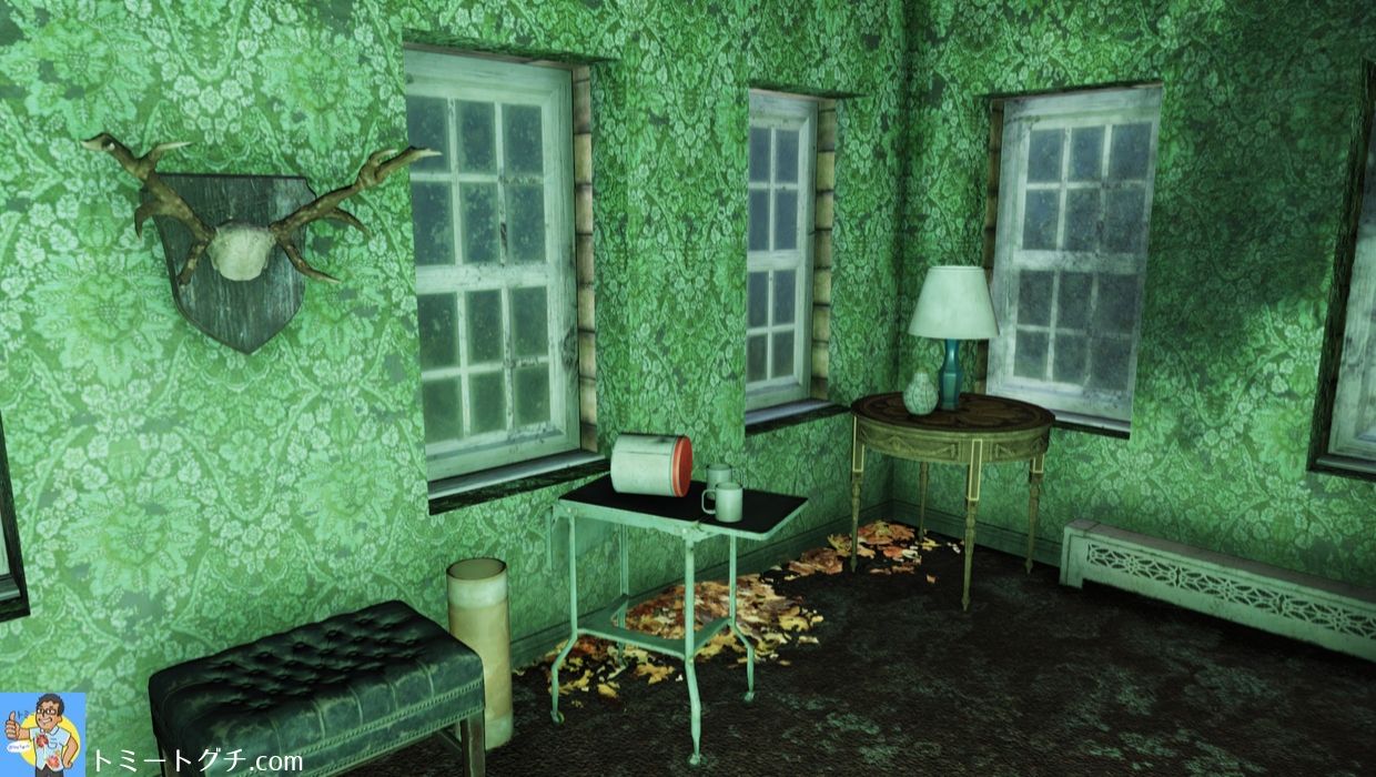 Fallout76 バーデット邸宅 裏は穴あき内部はきれい トミートグチ Com