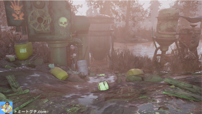 Fallout76 泥沼の穴