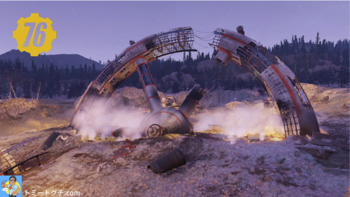 Fallout76 墜落した宇宙ステーション
