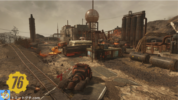 Fallout76 ブレア山操車場