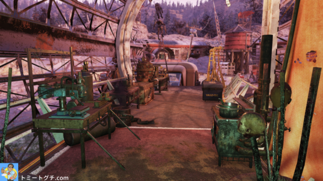 Fallout76 Wastelanders クレーター